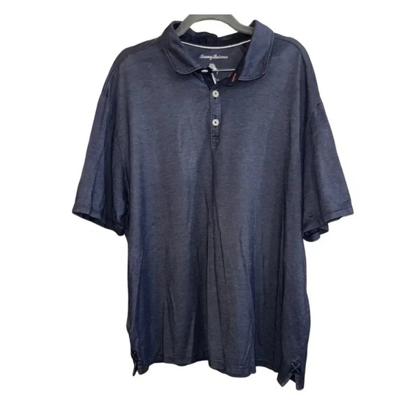 Tommy Bahama Marlin Blue Short Sleeve Polo XXL - Picture 1 of 5